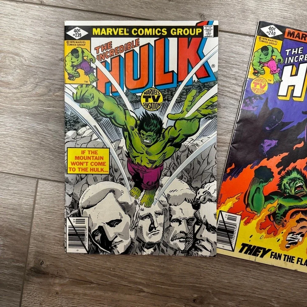 vintage 1979 lot of 2 hulk comics - Picture 2 of 6